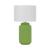 Telbix Heshi Ceramic Table Lamp Green