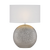 Telbix Icaria Ceramic Table Lamp Silver