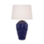 Telbix Madrid Ceramic Table Lamp Blue