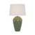 Telbix Madrid Ceramic Table Lamp Green