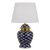 Telbix Masu Ceramic Table Lamp Blue White