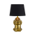 Telbix Misaru Ceramic Table Lamp Gold Black