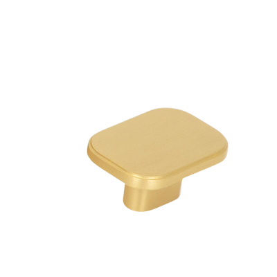 Momo Handles Momo Aspen Solid Brass Knob 40mm Brushed Satin Brass