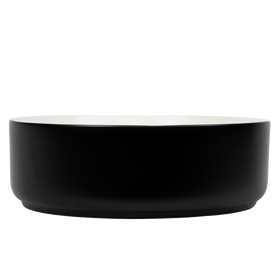 Gunay Matte Black and Matte White Circle Basin