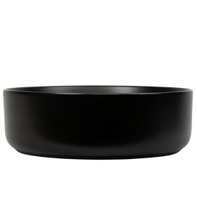 Spica Matte Black Circle Basin