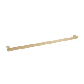 Ascari Brushed Brass Gold 800 Single Towel Rail