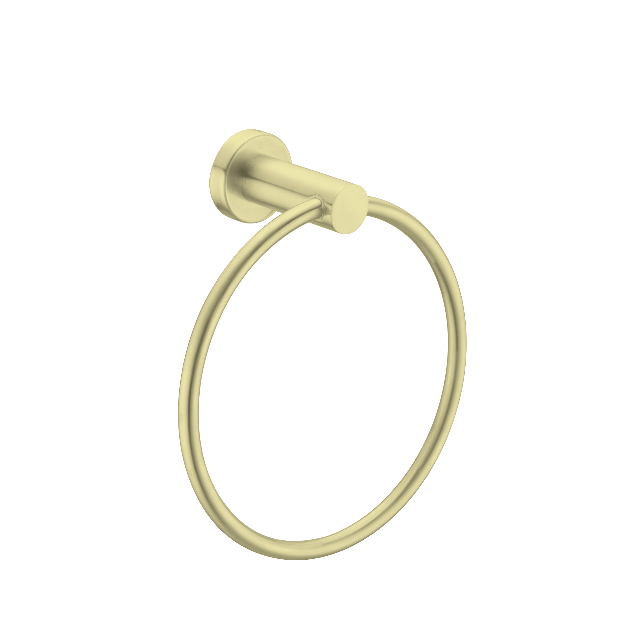 Nero Mecca Hand Towel Ring Brushed Gold Buildmat