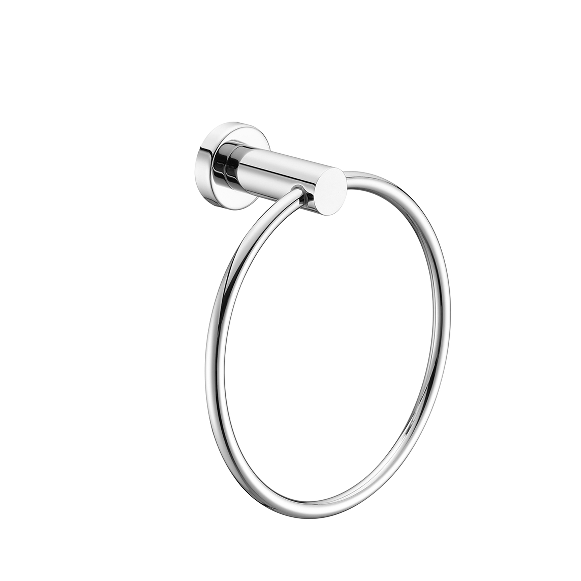 Nero Mecca Hand Towel Ring Chrome Buildmat