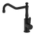 Nero York Kitchen Mixer Hook Spout with Metal Lever Matte Black