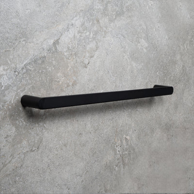 Ascari Matte Black 600 Single Towel Rail