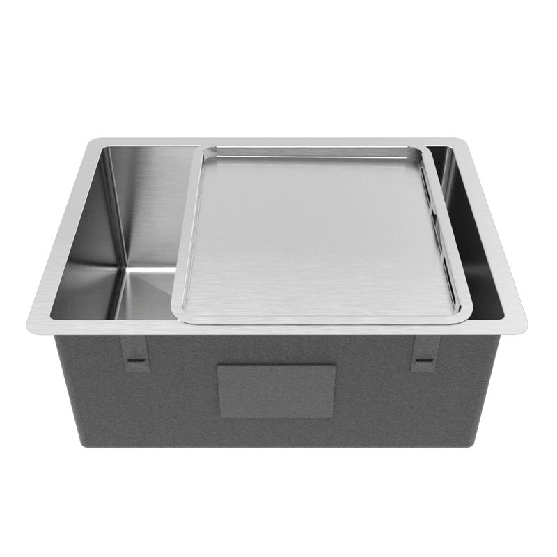 Buildmat Sink Stainless Steel Willow 600x450 Medium Single Bowl Sink
