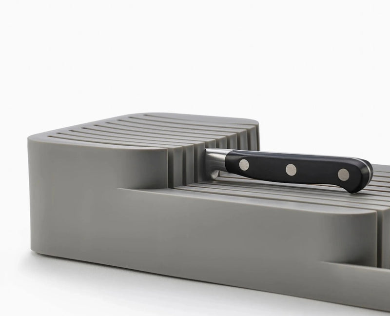 DrawerStore Compact Knife Organiser Grey