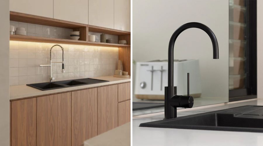 The Best Sinks, Taps & Finishes for a Japandi Style Kitchen