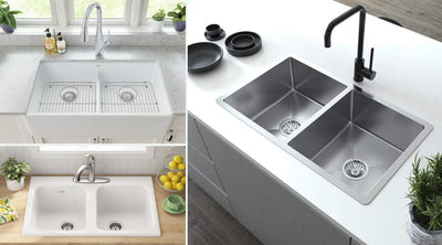 3 Best Materials for Double Kitchen Sinks