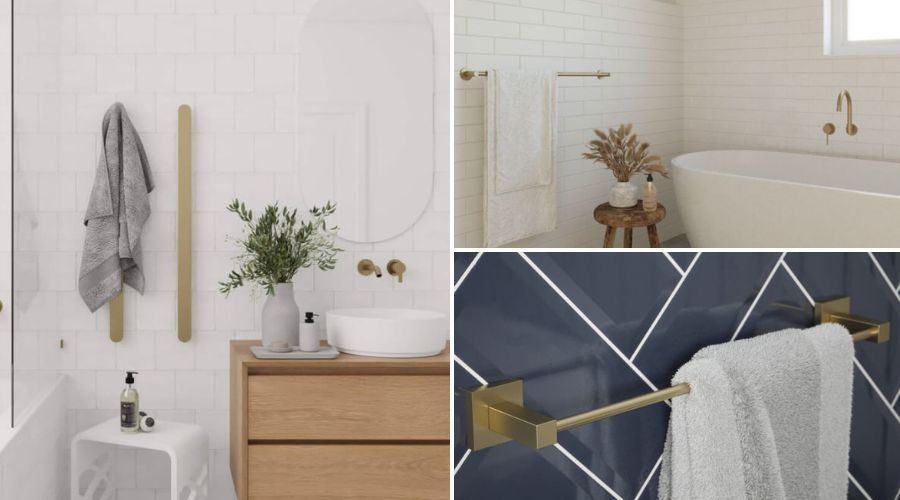 Brushed Brass Heated Towel Rail Styling Ideas for a Luxurious Bathroom