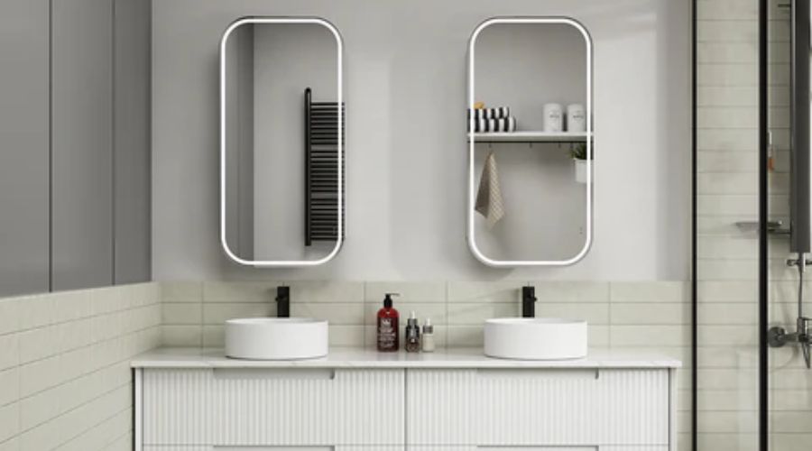 How a Bathroom Mirror Cabinet with Lights Can Brighten Your Space