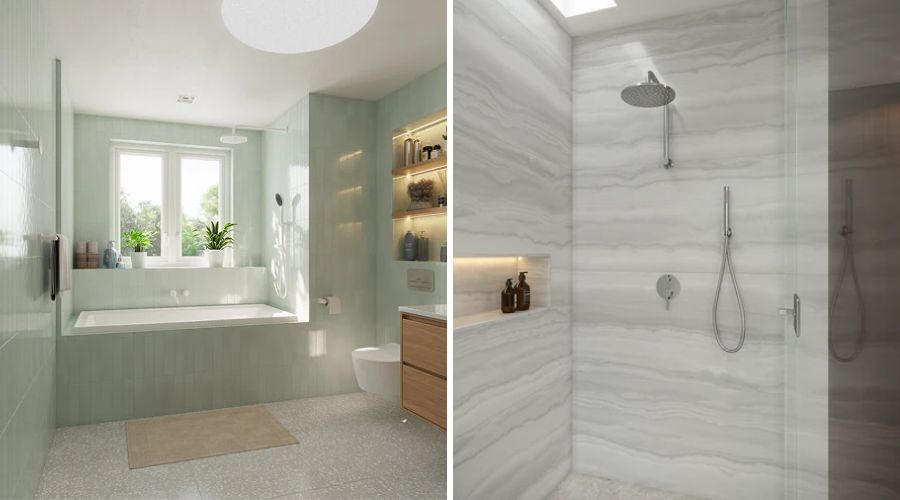Small Bathroom Ideas With Shower Layouts That Save Space