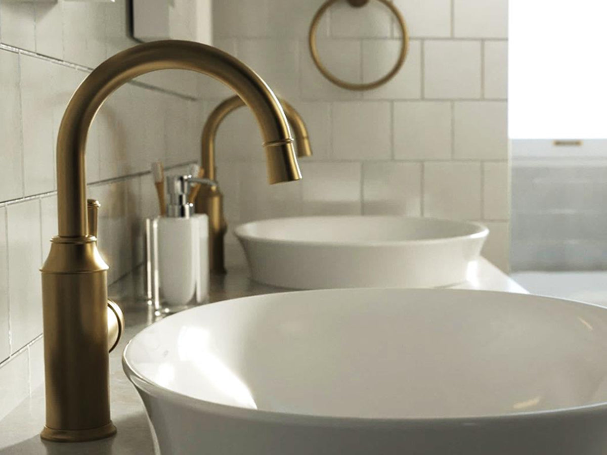 Caroma Riviere in Brushed Brass