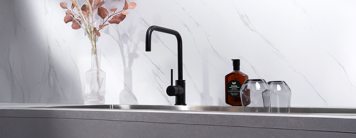 Black Kitchen Mixer Taps