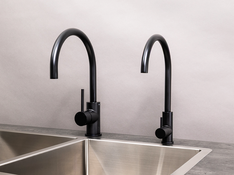 Alma Matte Black Tapware Range