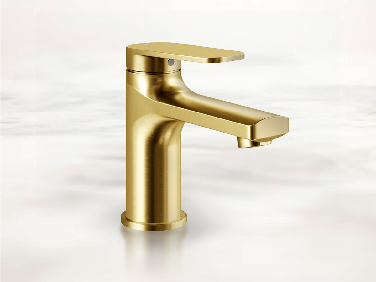 Argent Bathroom Tapware in Brushed Gold