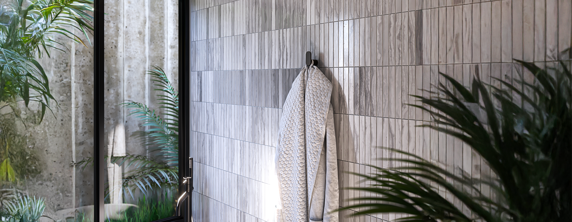 Bathroom Gunmetal Robe Hooks