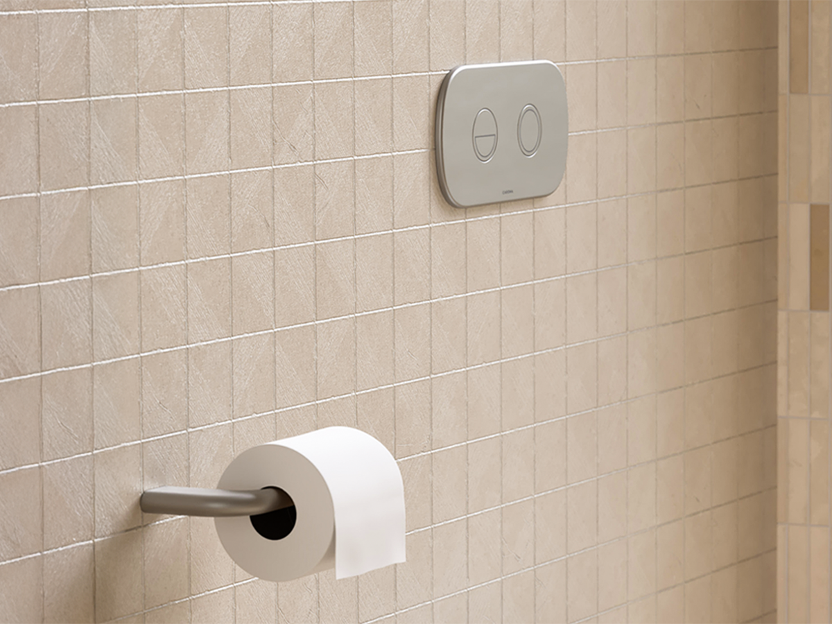 Caroma Contura Brushed Nickel