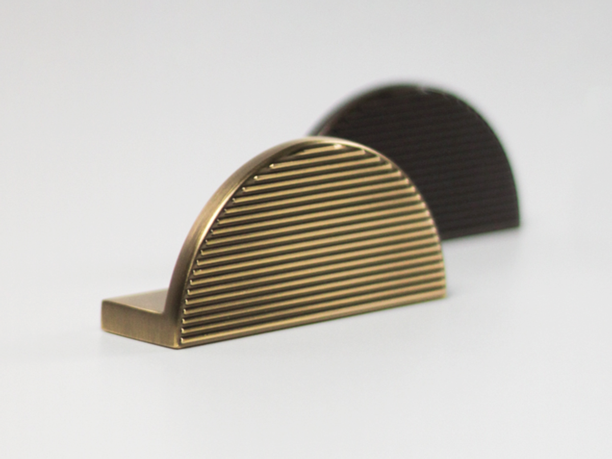 Momo Barrington in Dark Brushed Brass