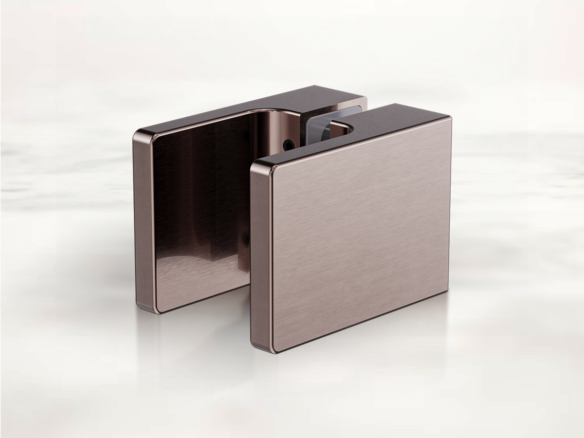 Nero Square Shower in Brushed Bronze