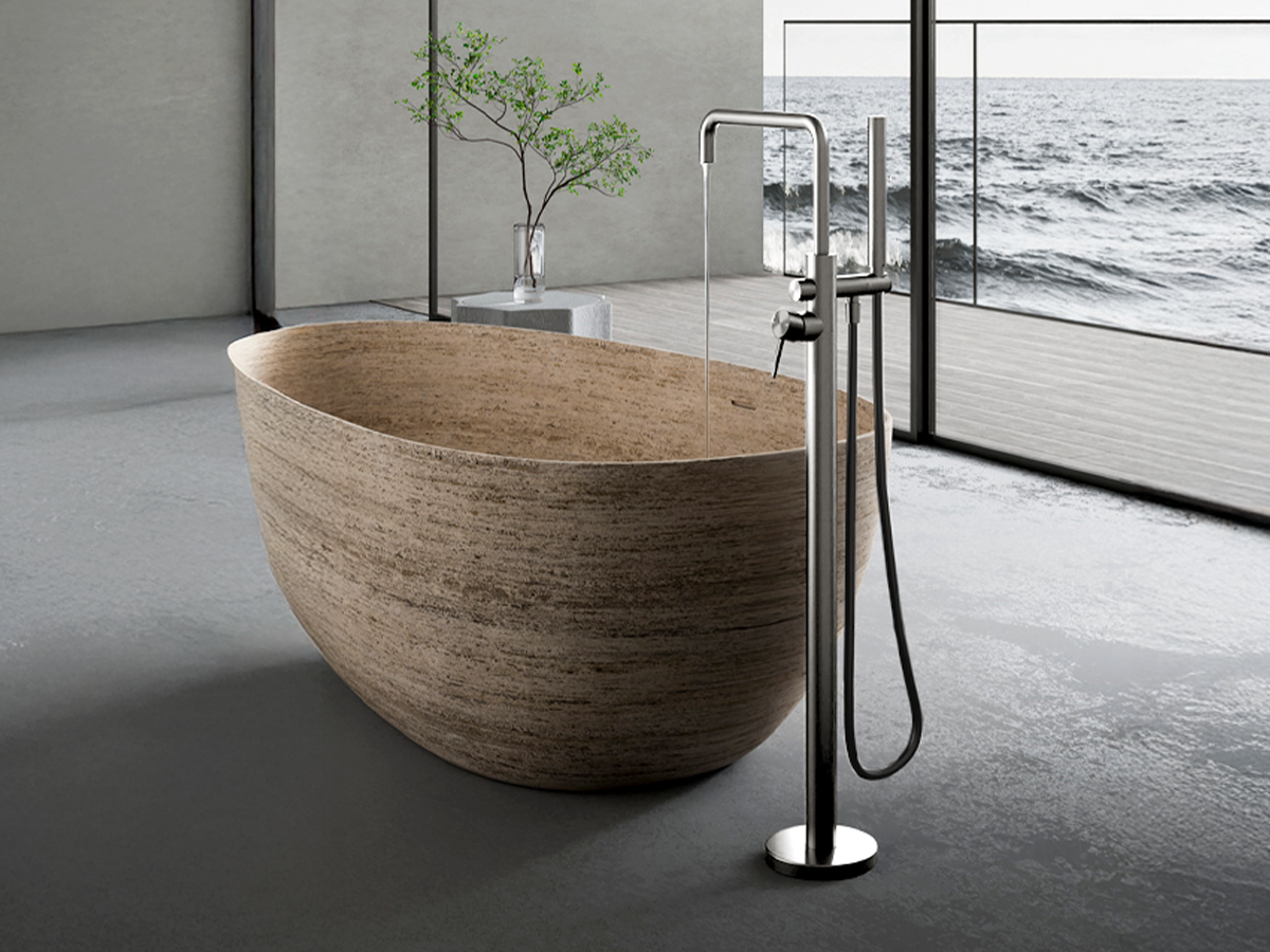 Nero Zen in Brushed Nickel