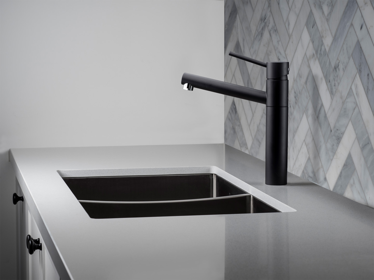 Oliveri Kitchen Mixers in Black Granite