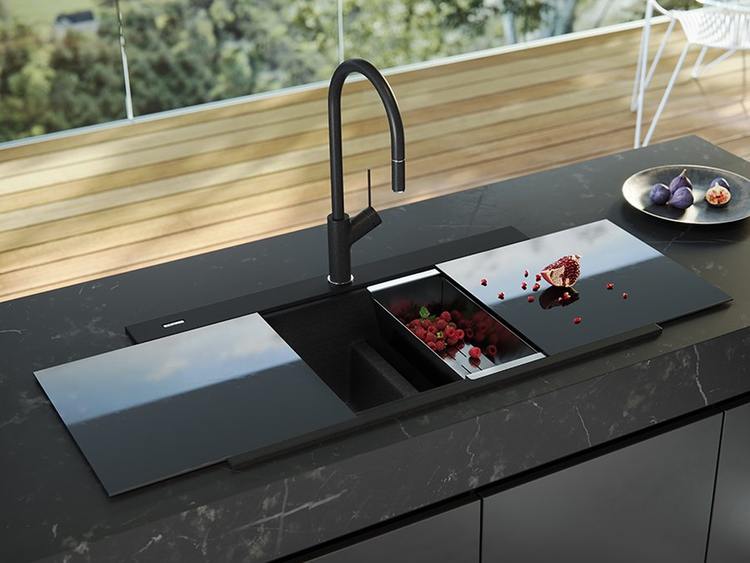 Oliveri Kitchen Mixers in Matte Black