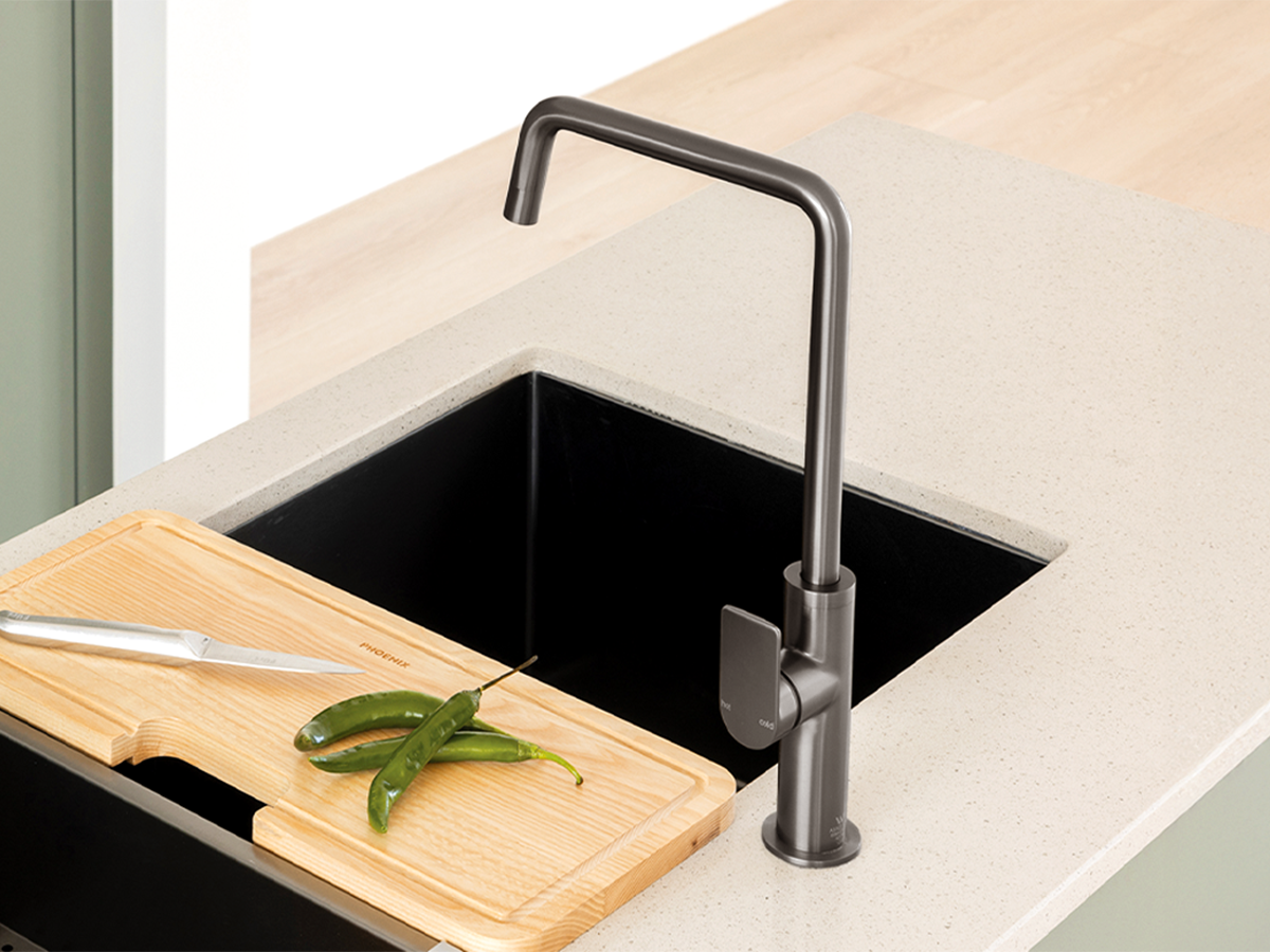 Phoenix Kitchen Tapware That Combines Style and Everyday Ease Elevate your kitchen with Phoenix kitchen tapware. From flexible pull out mixers to architectural square mixer designs, Phoenix taps are engineered for performance and crafted to suit Australian kitchens. Choose from brushed nickel, matte black, chrome, brus
