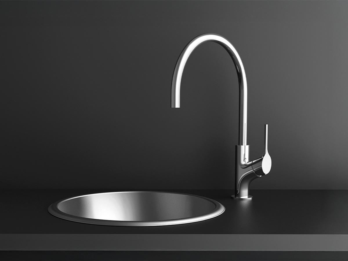 Phoenix Vivid Slimline Oval in Chrome