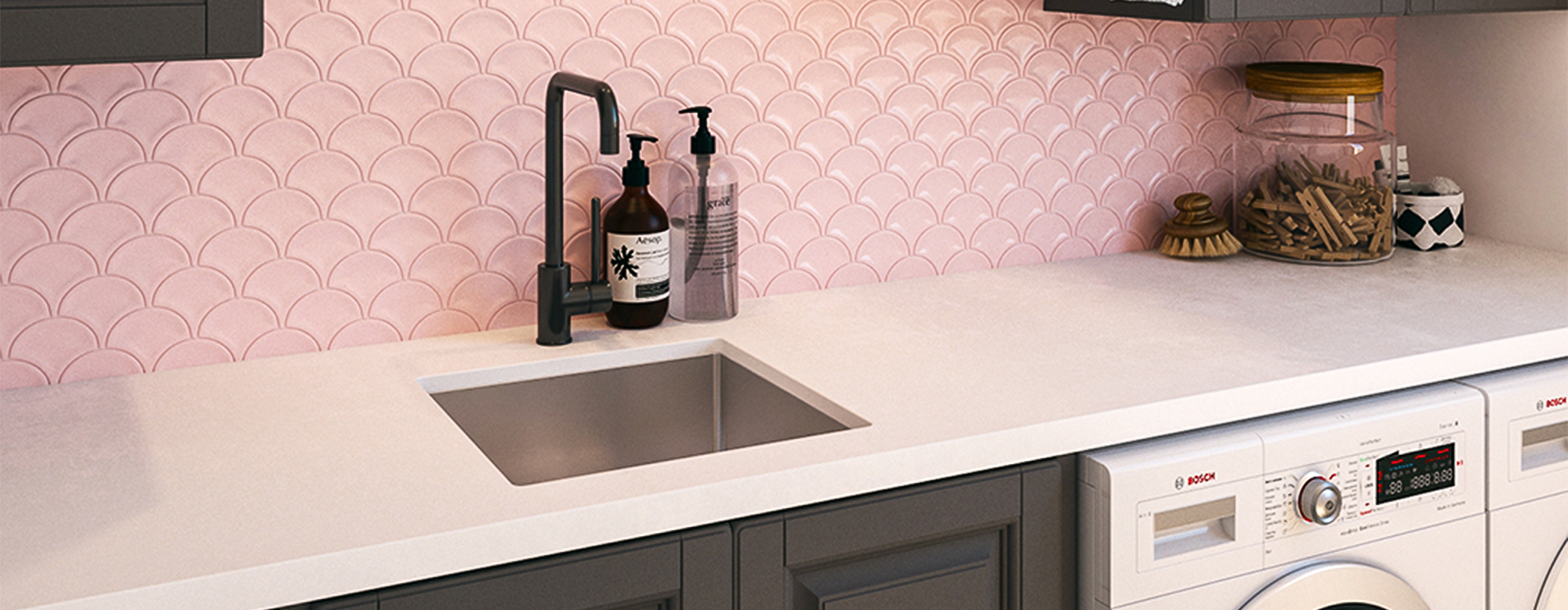 Square Laundry Sinks