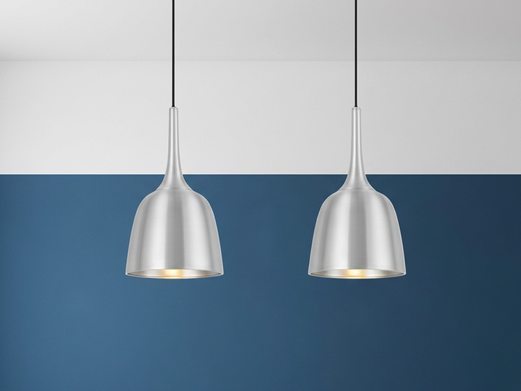 Telbix Pendant Light in Aluminium