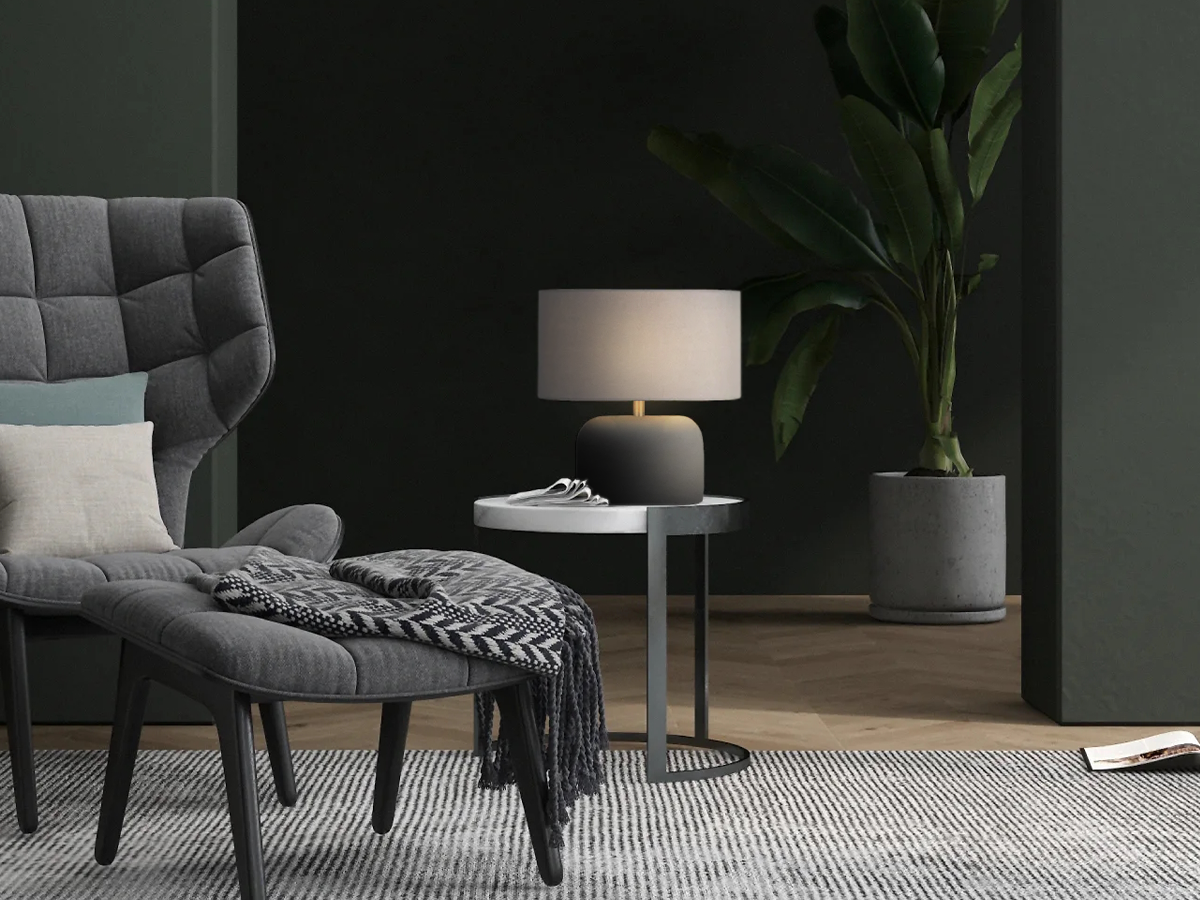 Telbix Table Lamp in Grey