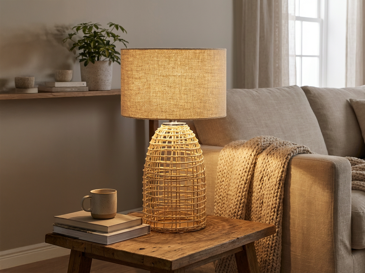 Telbix Table Lamp in Sand