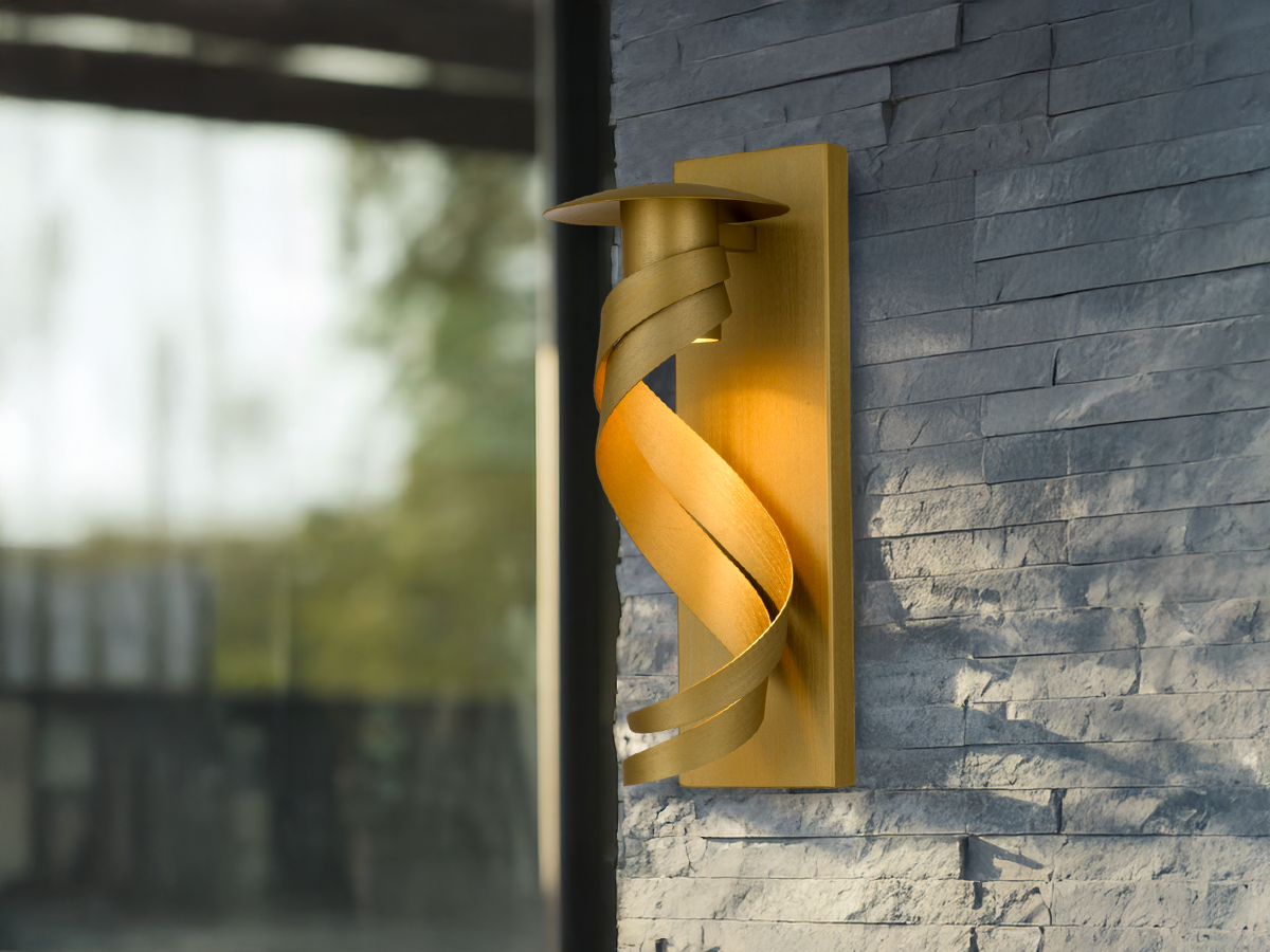 Telbix Wall Light in Brass