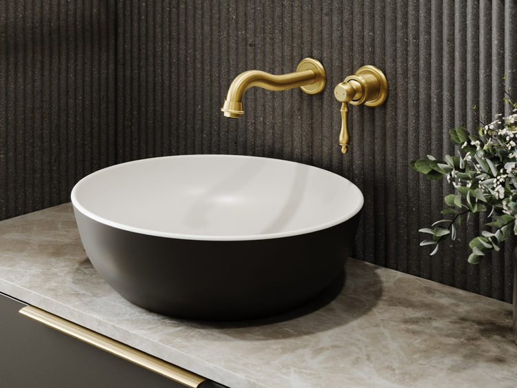 Villeroy & Boch Basins in Coal Black
