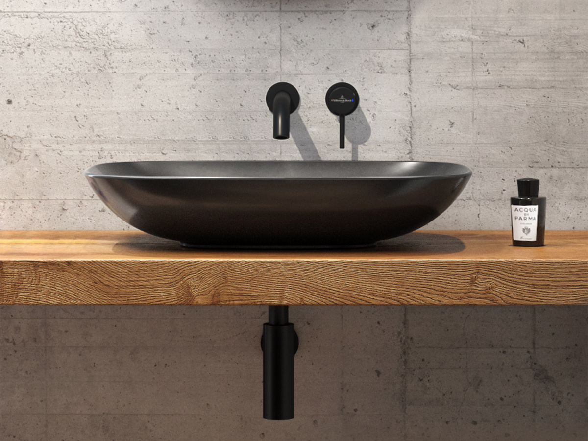 Villeroy & Boch Basins in Pure Black