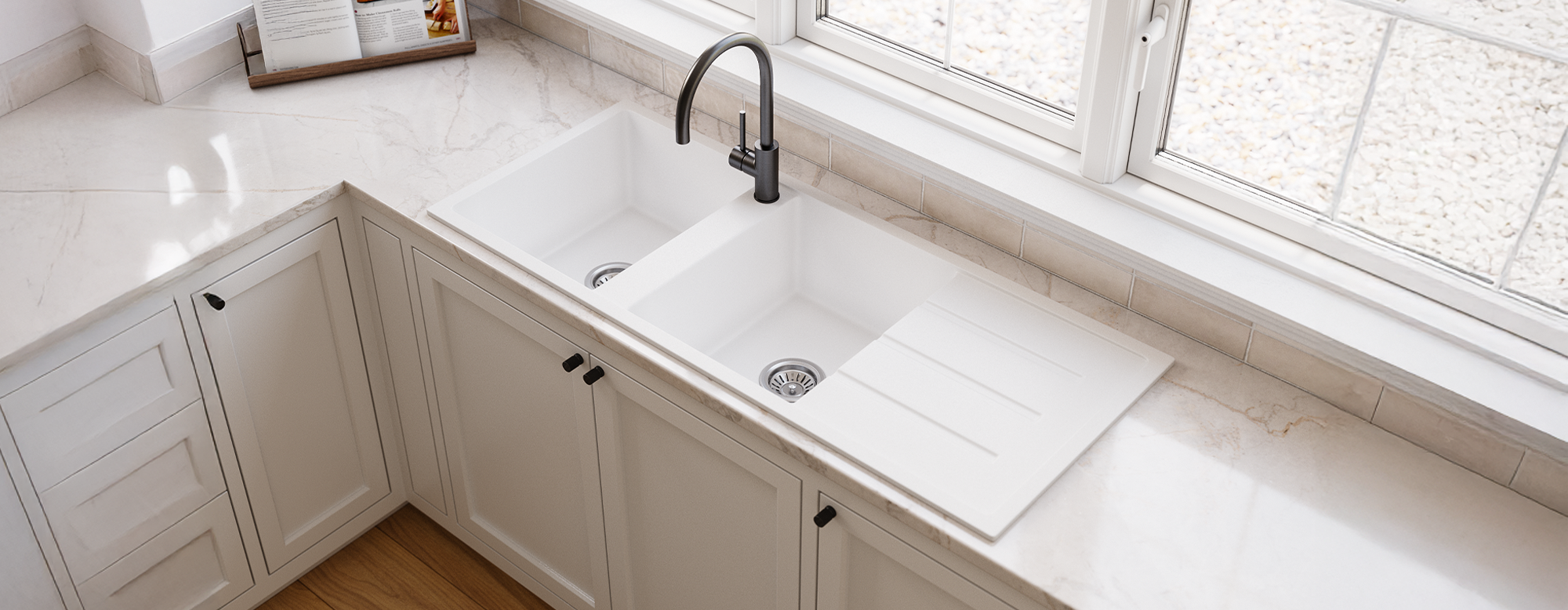 White Granite Sinks