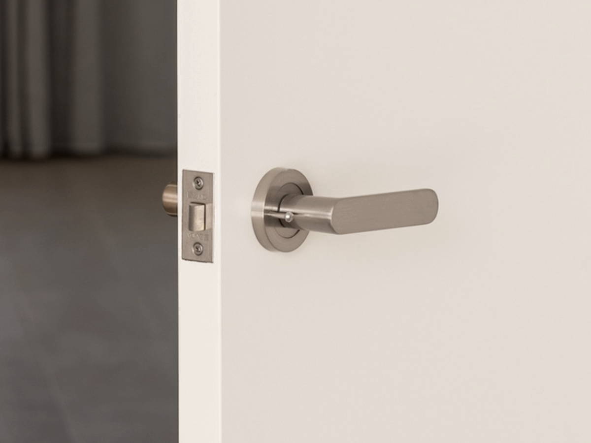 Zanda Lever Handles in Brushed Nickel