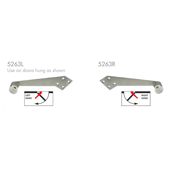 Zanda Overhead Door Stop Stainless Steel