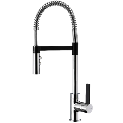 Methven Culinary Gaston Sink Mixer Pull Down Chrome and Black