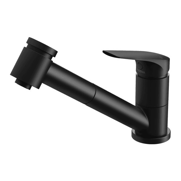 Phoenix Ivy MKII Pull Out Sink Mixer with Veggie Spray Matte Black