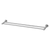 Phoenix Radii SS 316 Double Towel Rail Round Plate 800mm  Stainless Steel