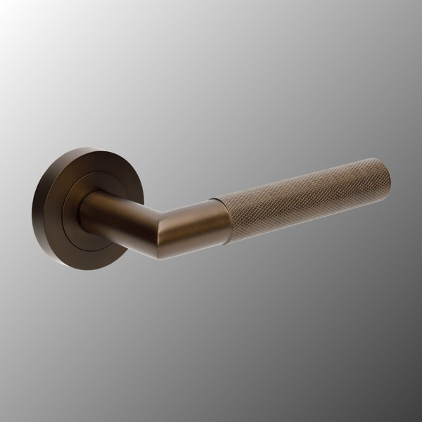 Zanda Vertex Passage Lever Handle Ember Bronze
