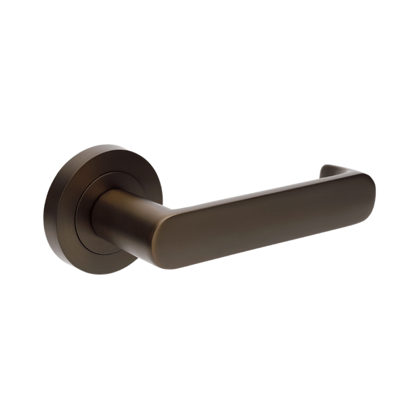 Zanda Duke Return Lever Set Door Handle Ember Bronze