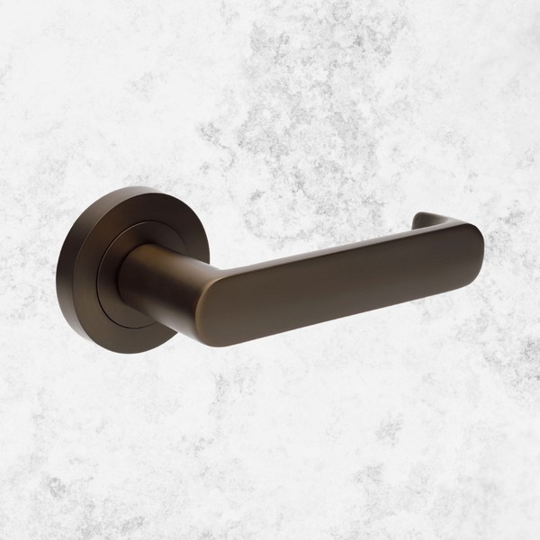Zanda Duke Return Lever Set Door Handle Ember Bronze